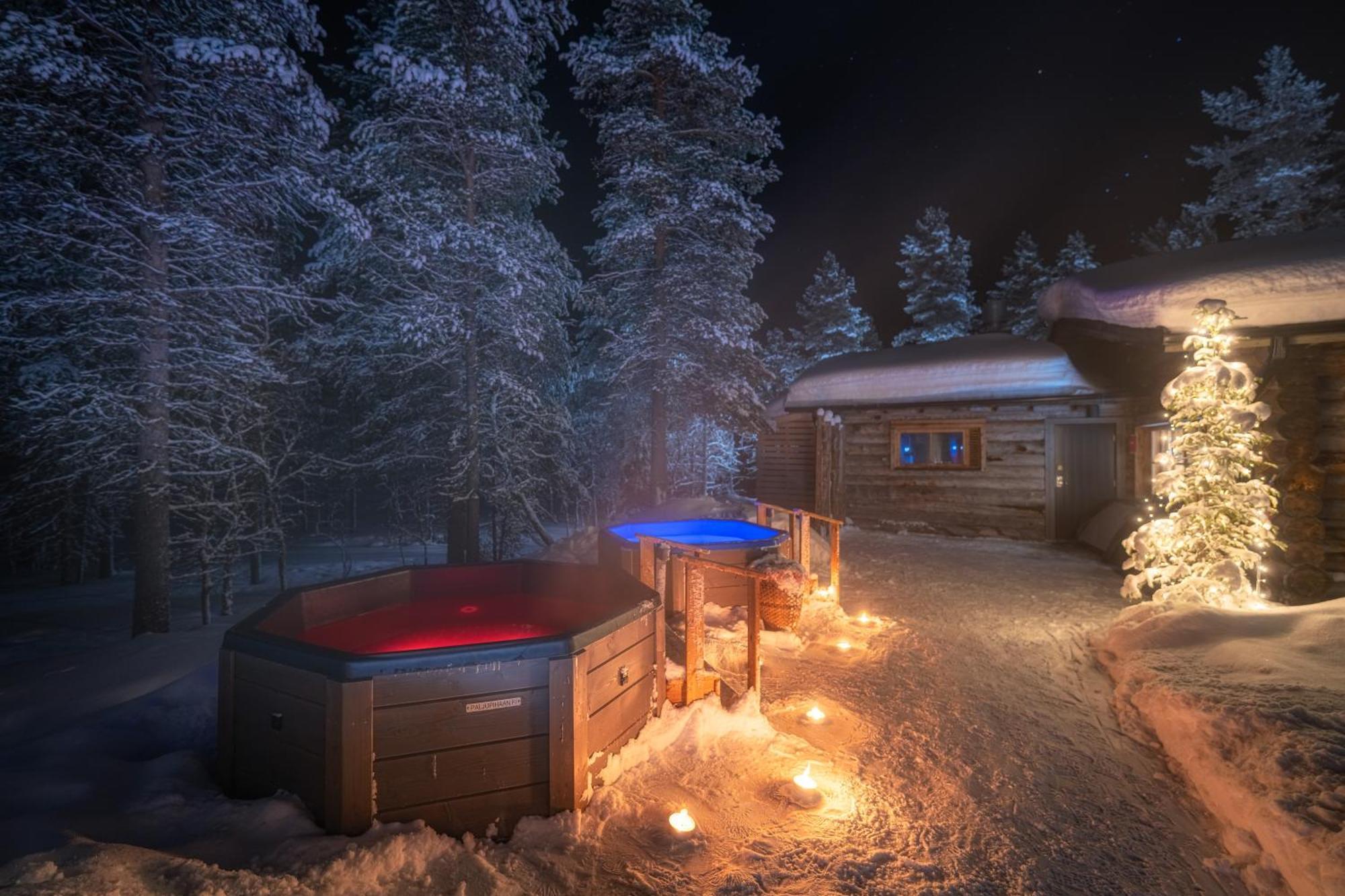 Kuukkeli Log Houses Aurora Resort Saariselka Exteriér fotografie