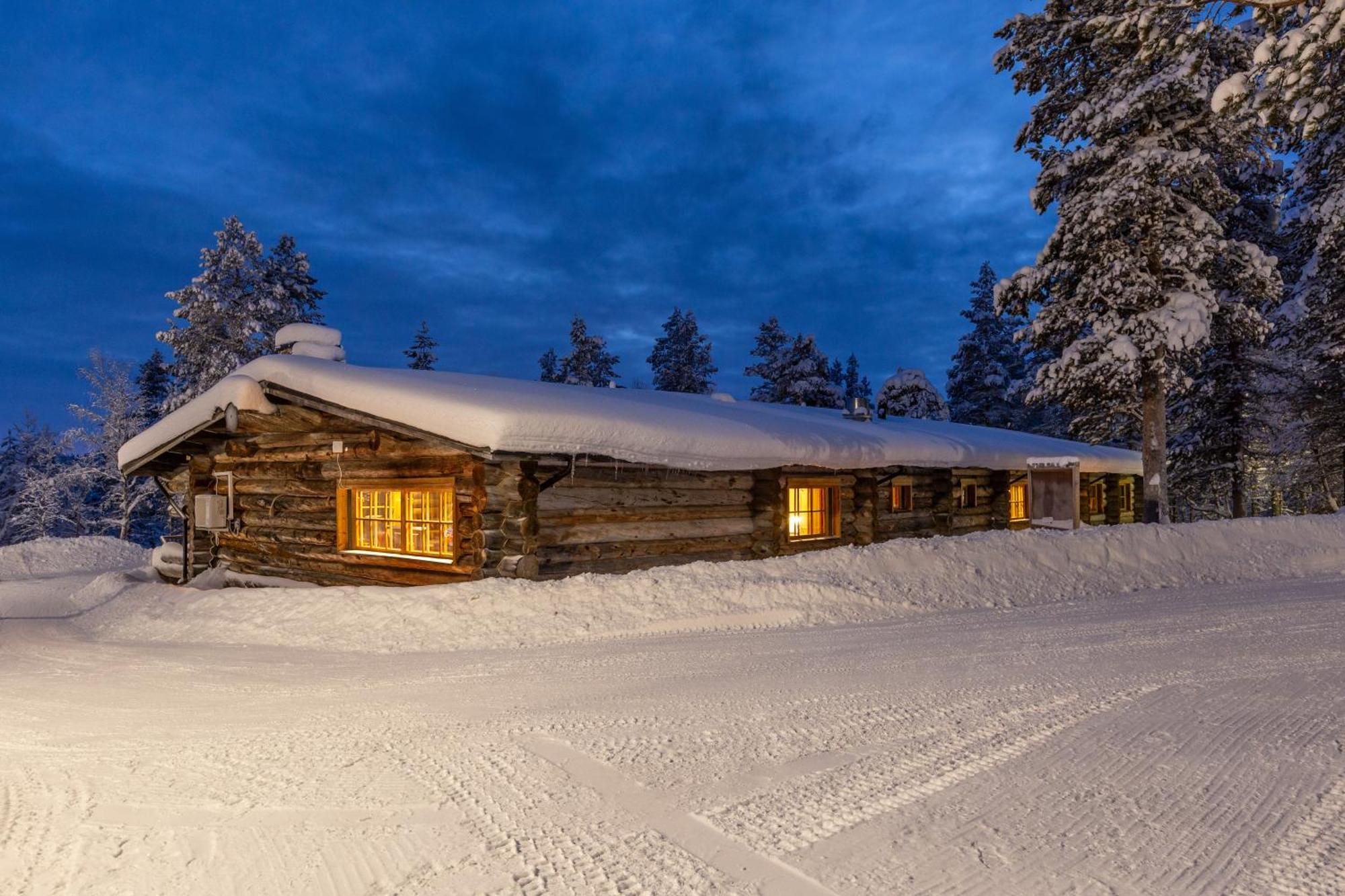 Kuukkeli Log Houses Aurora Resort Saariselka Exteriér fotografie