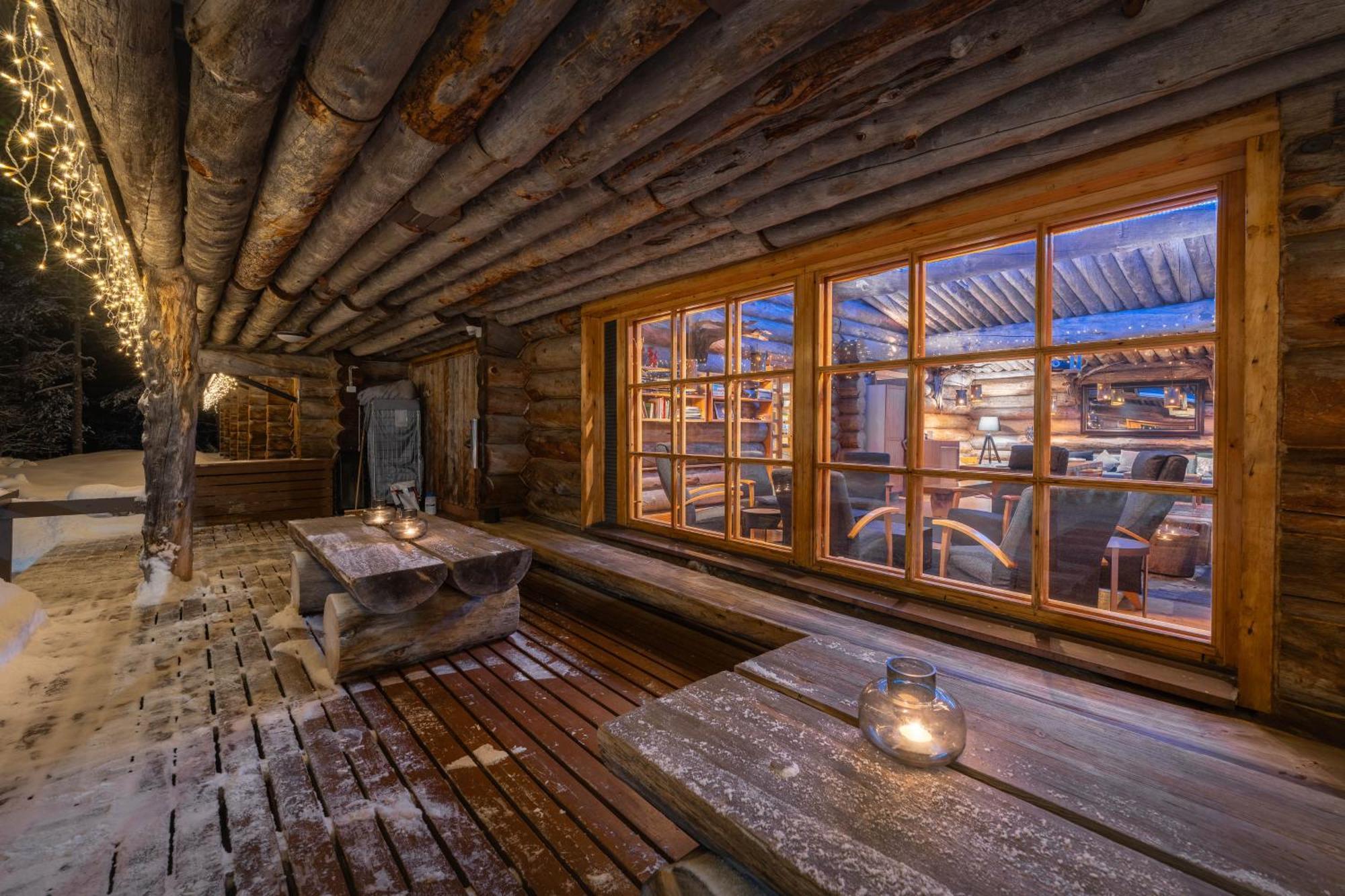 Kuukkeli Log Houses Aurora Resort Saariselka Exteriér fotografie