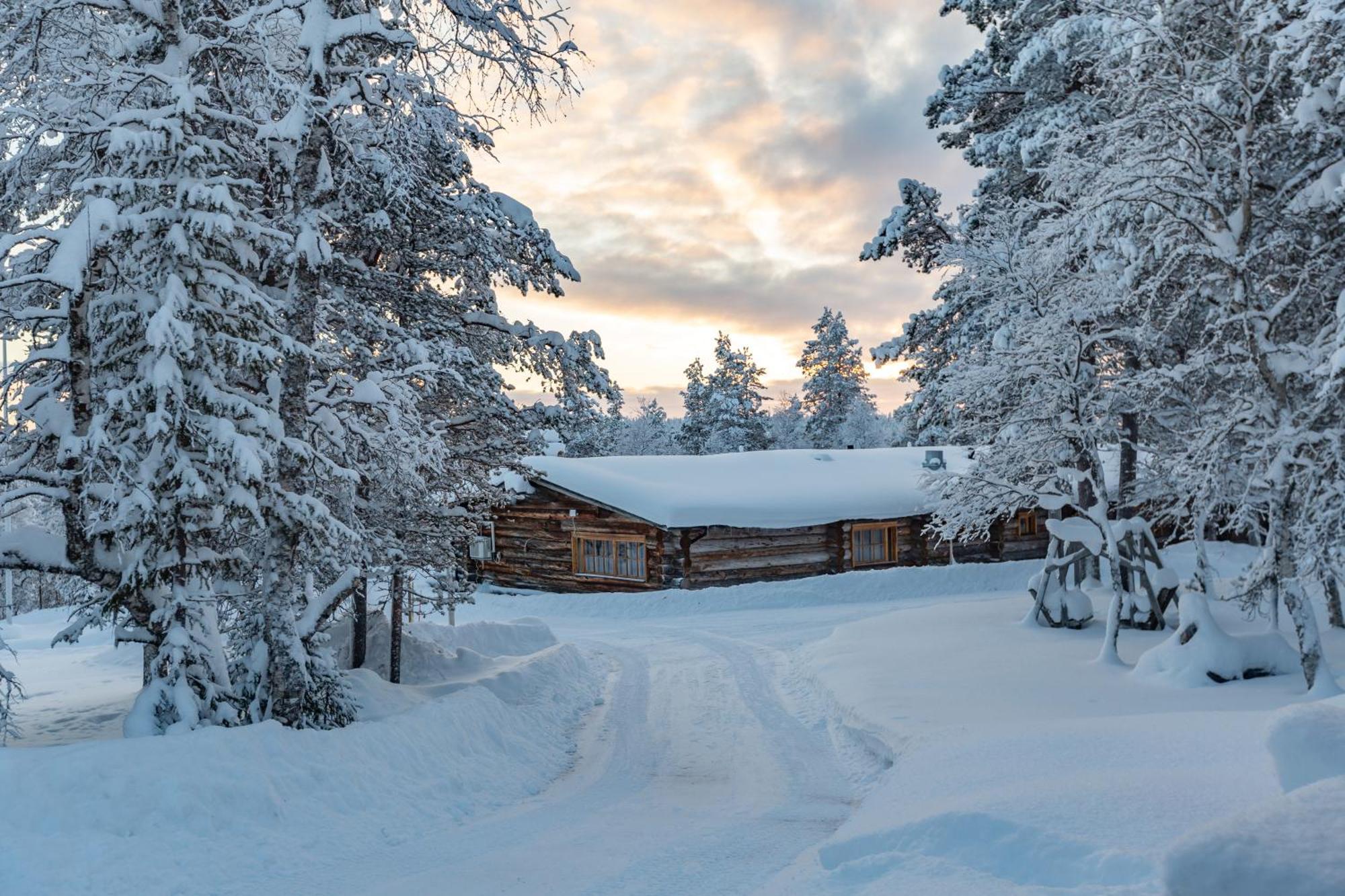 Kuukkeli Log Houses Aurora Resort Saariselka Exteriér fotografie