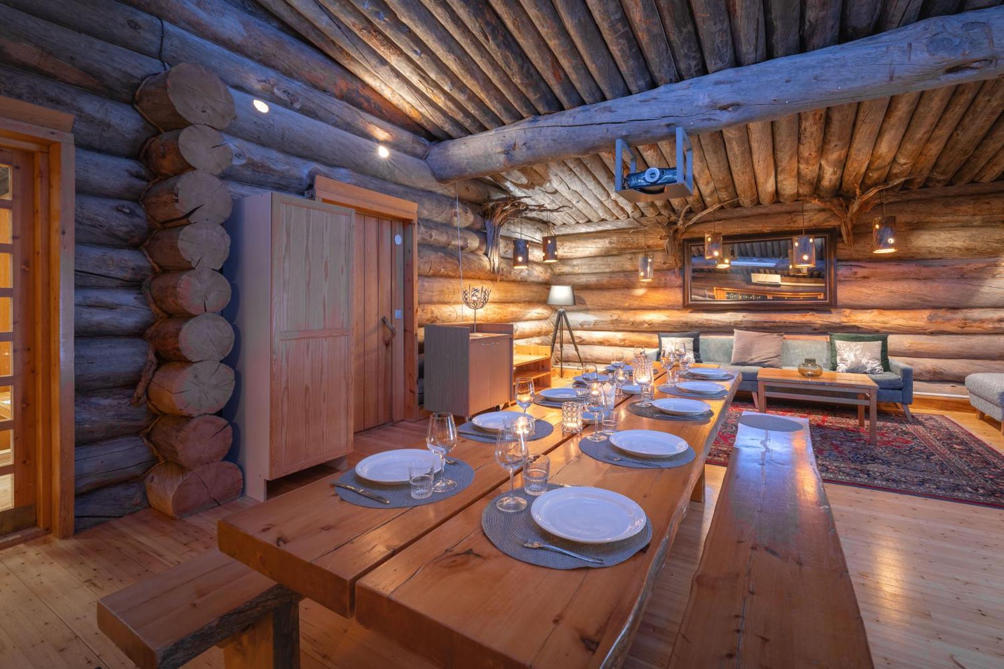 Kuukkeli Log Houses Aurora Resort Saariselka Exteriér fotografie