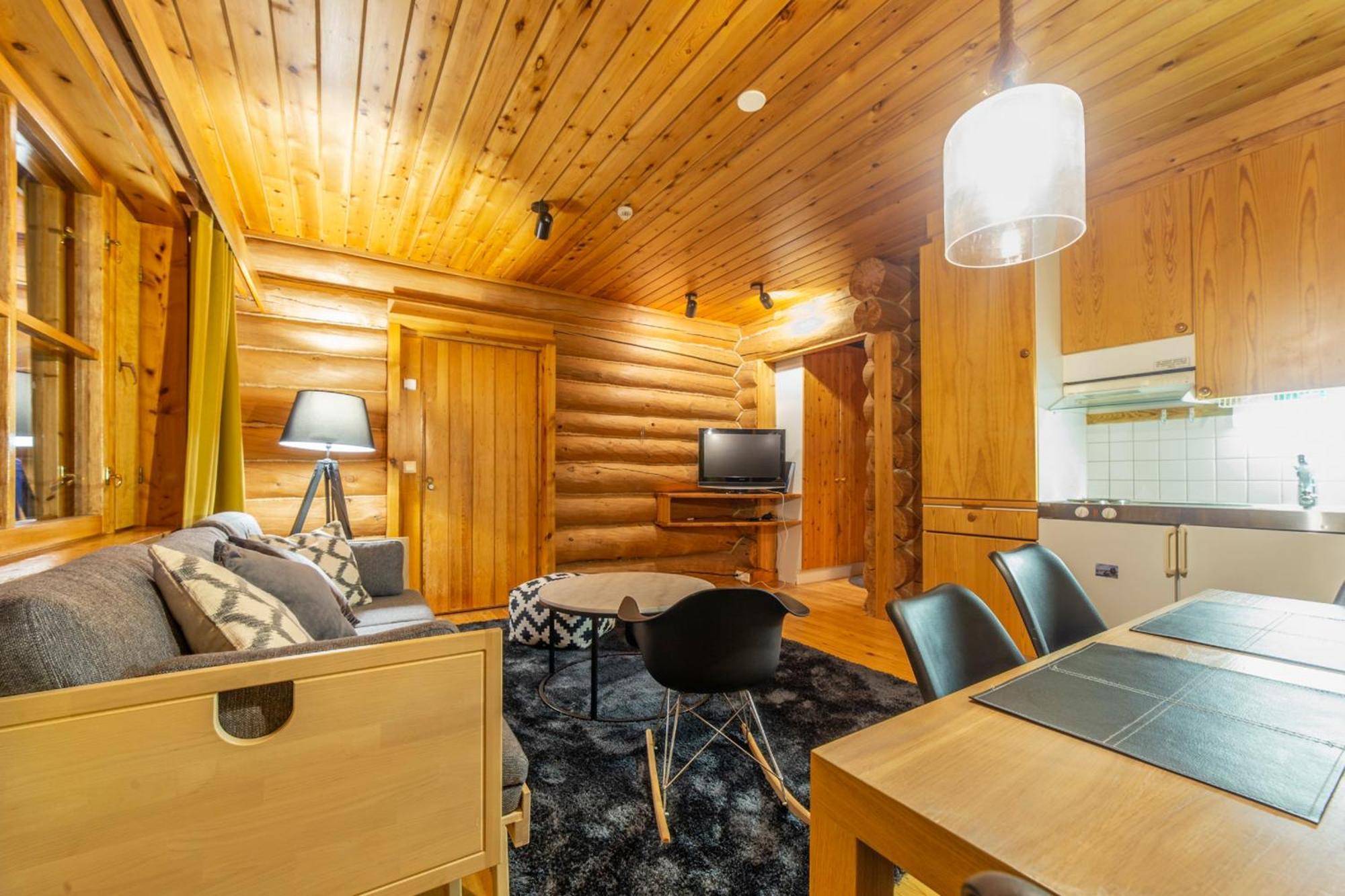 Kuukkeli Log Houses Aurora Resort Saariselka Pokoj fotografie