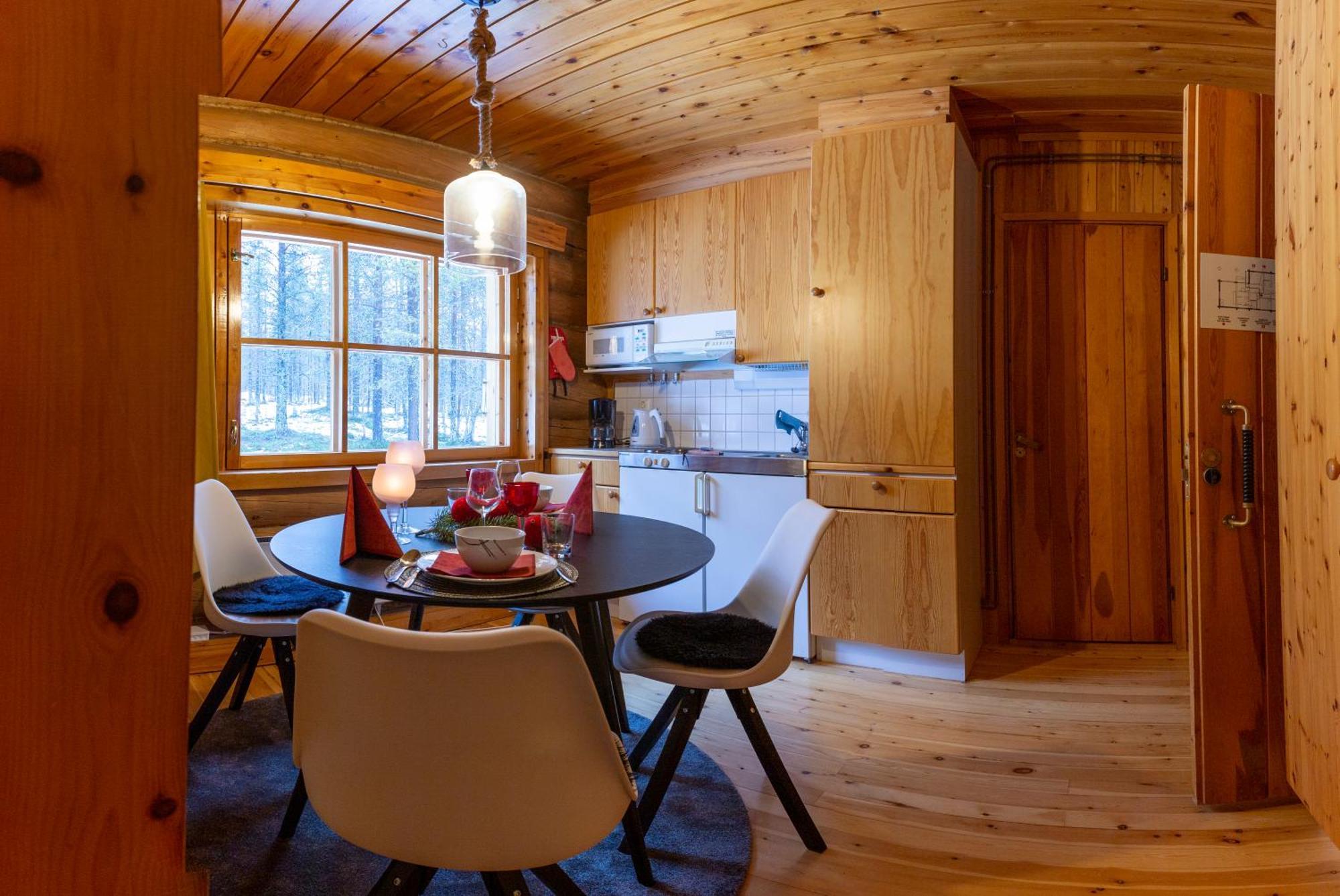 Kuukkeli Log Houses Aurora Resort Saariselka Pokoj fotografie
