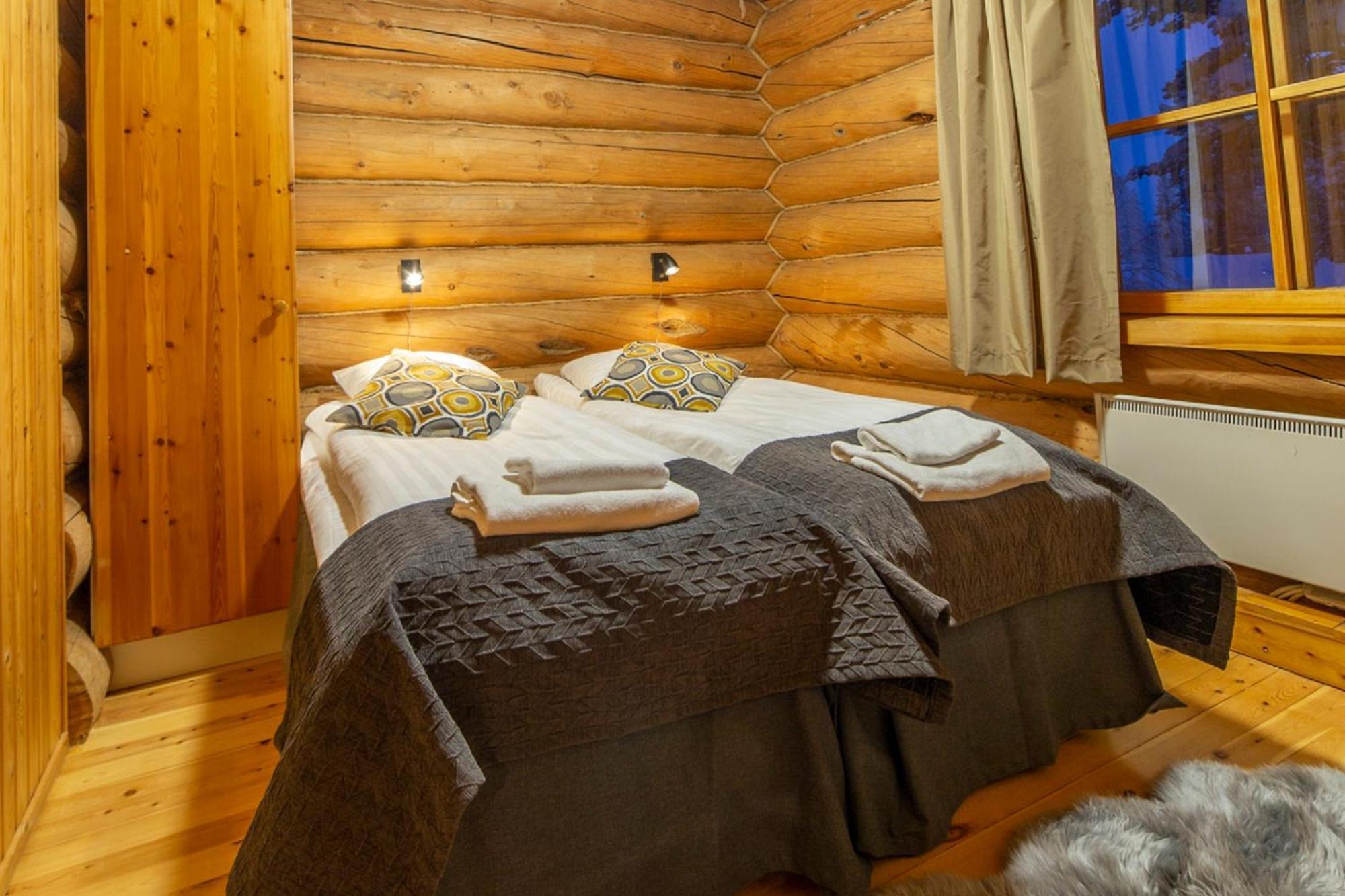 Kuukkeli Log Houses Aurora Resort Saariselka Pokoj fotografie