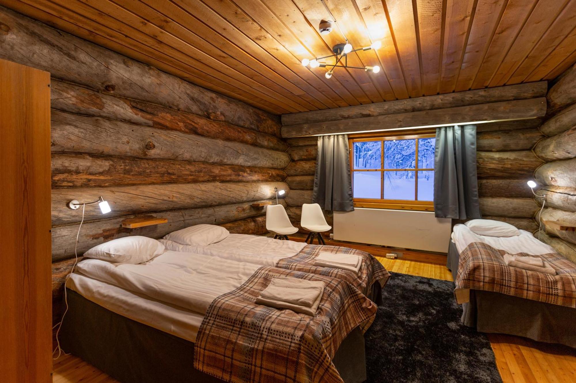 Kuukkeli Log Houses Aurora Resort Saariselka Pokoj fotografie
