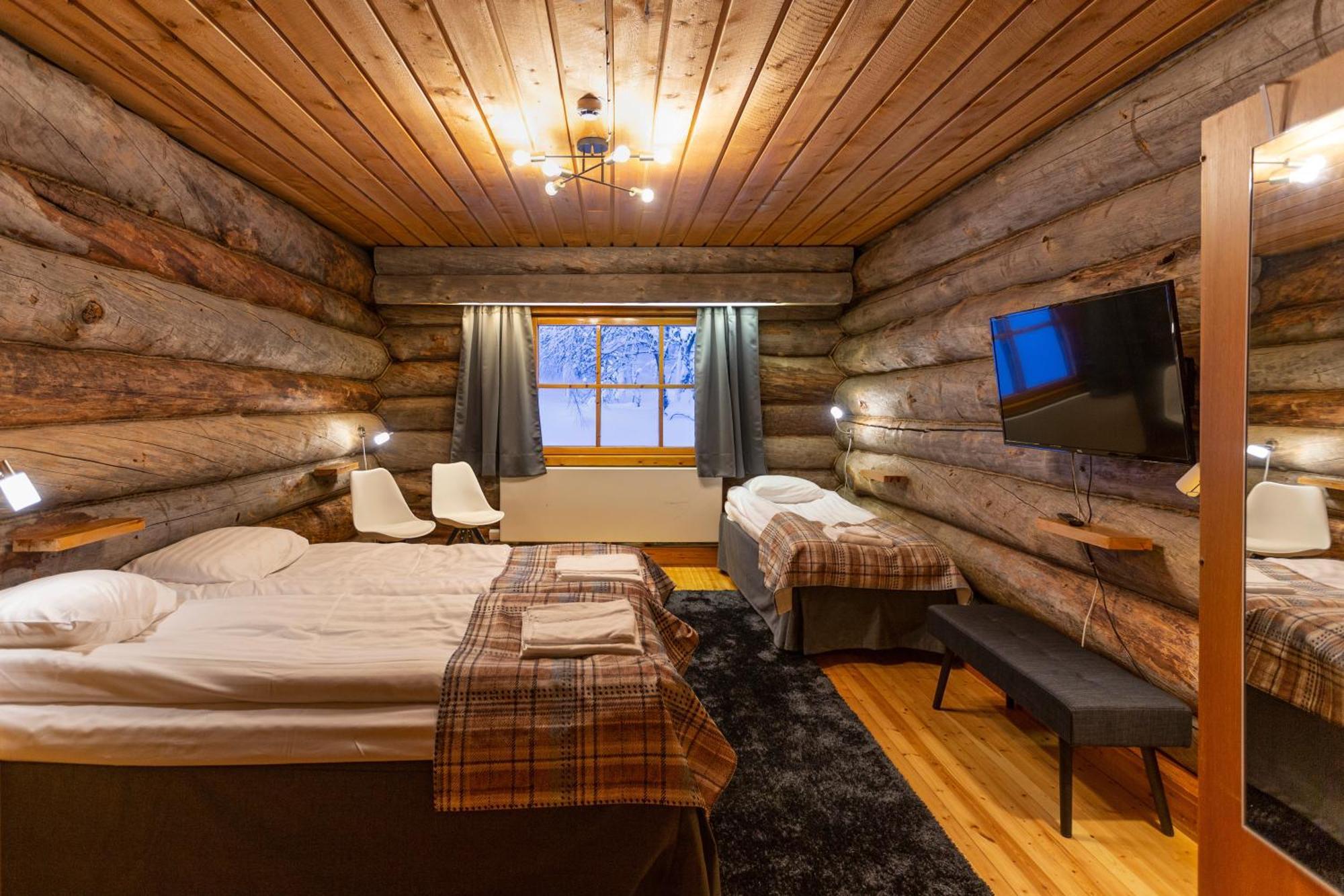 Kuukkeli Log Houses Aurora Resort Saariselka Exteriér fotografie