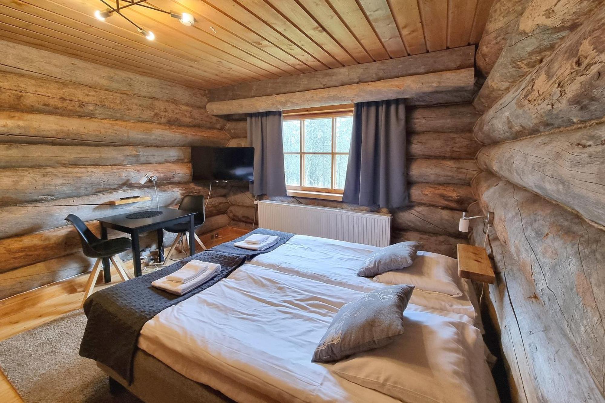Kuukkeli Log Houses Aurora Resort Saariselka Pokoj fotografie
