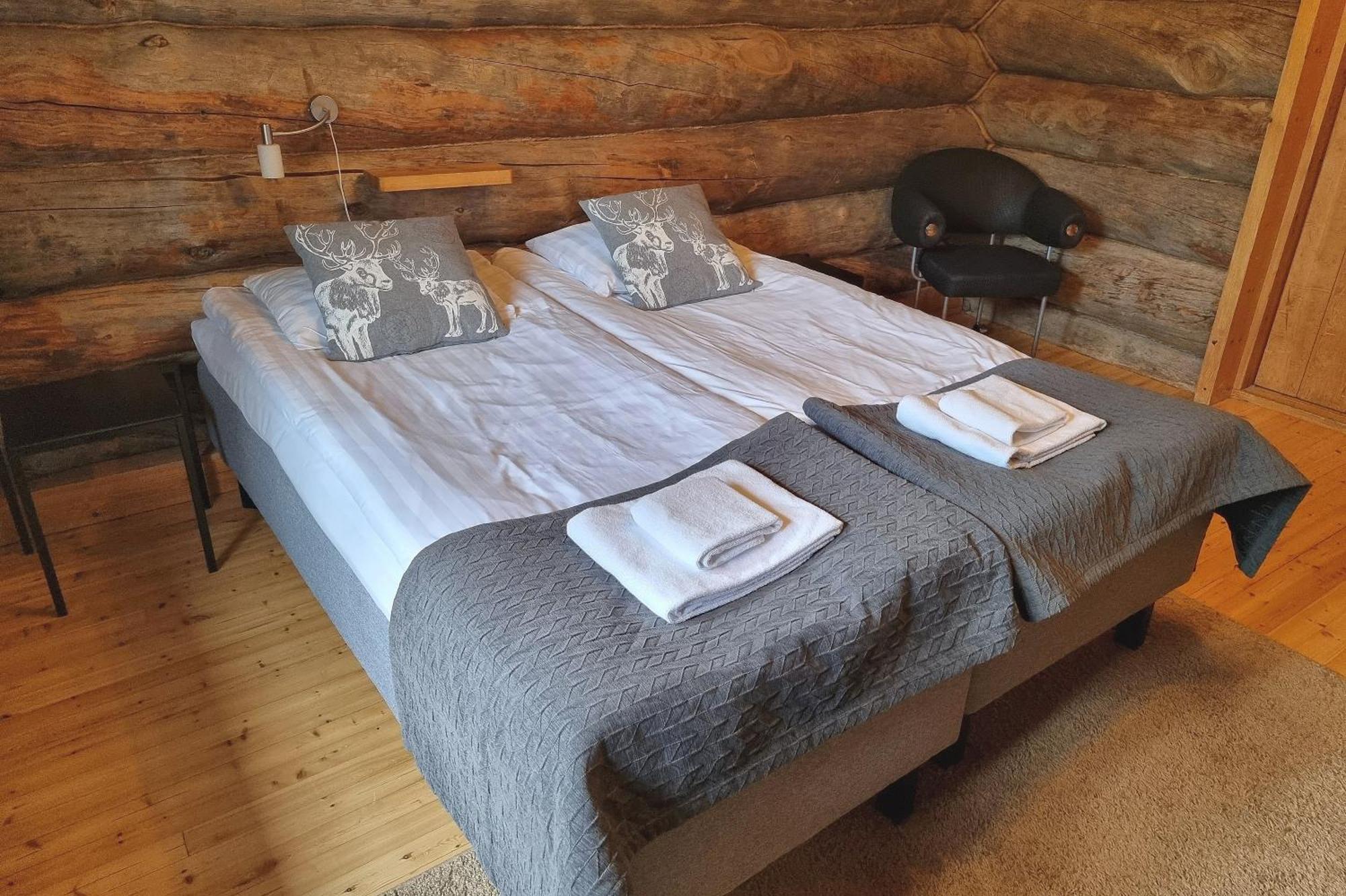 Kuukkeli Log Houses Aurora Resort Saariselka Pokoj fotografie