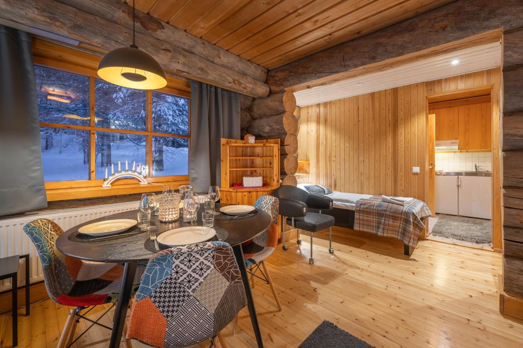 Kuukkeli Log Houses Aurora Resort Saariselka Exteriér fotografie