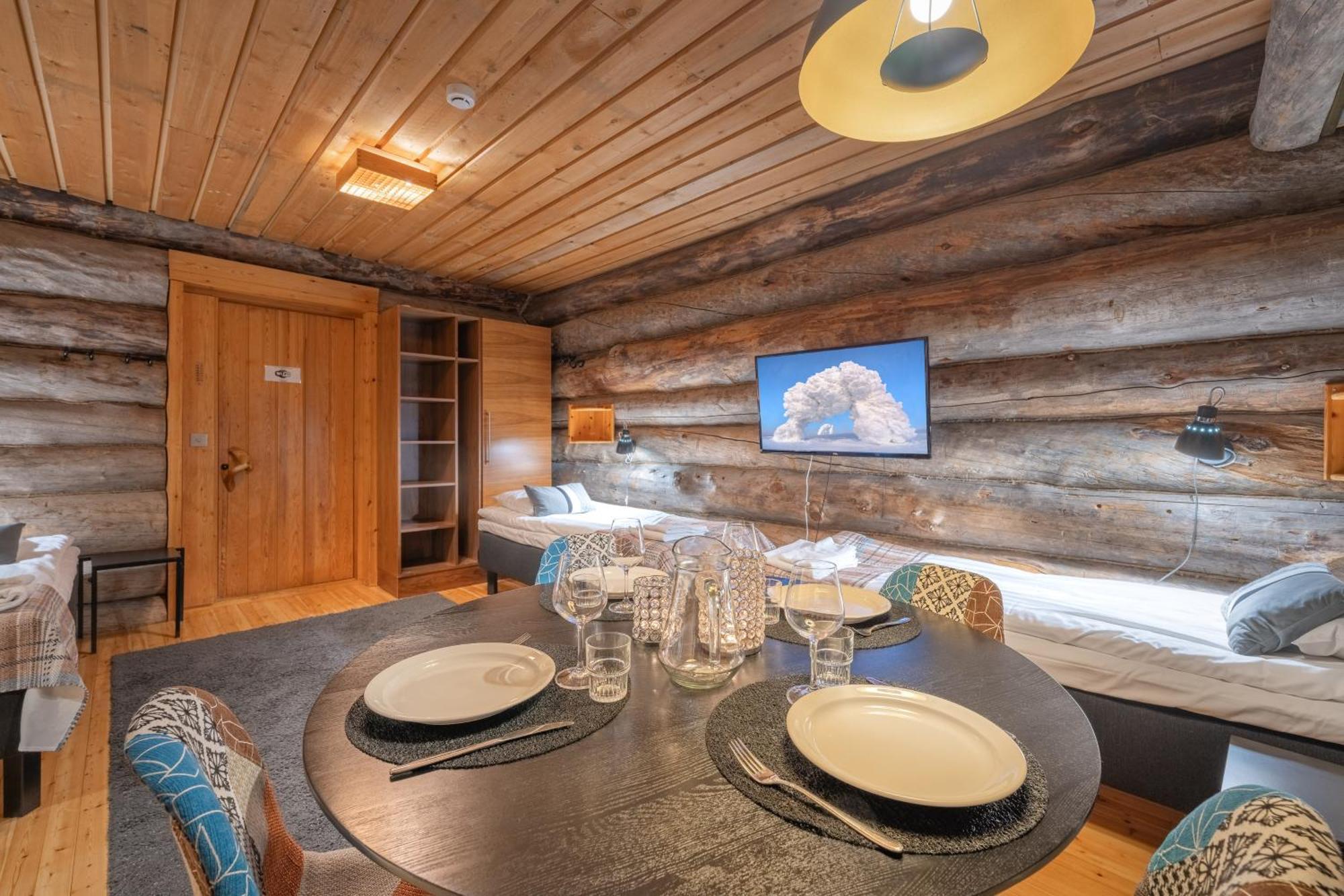 Kuukkeli Log Houses Aurora Resort Saariselka Pokoj fotografie