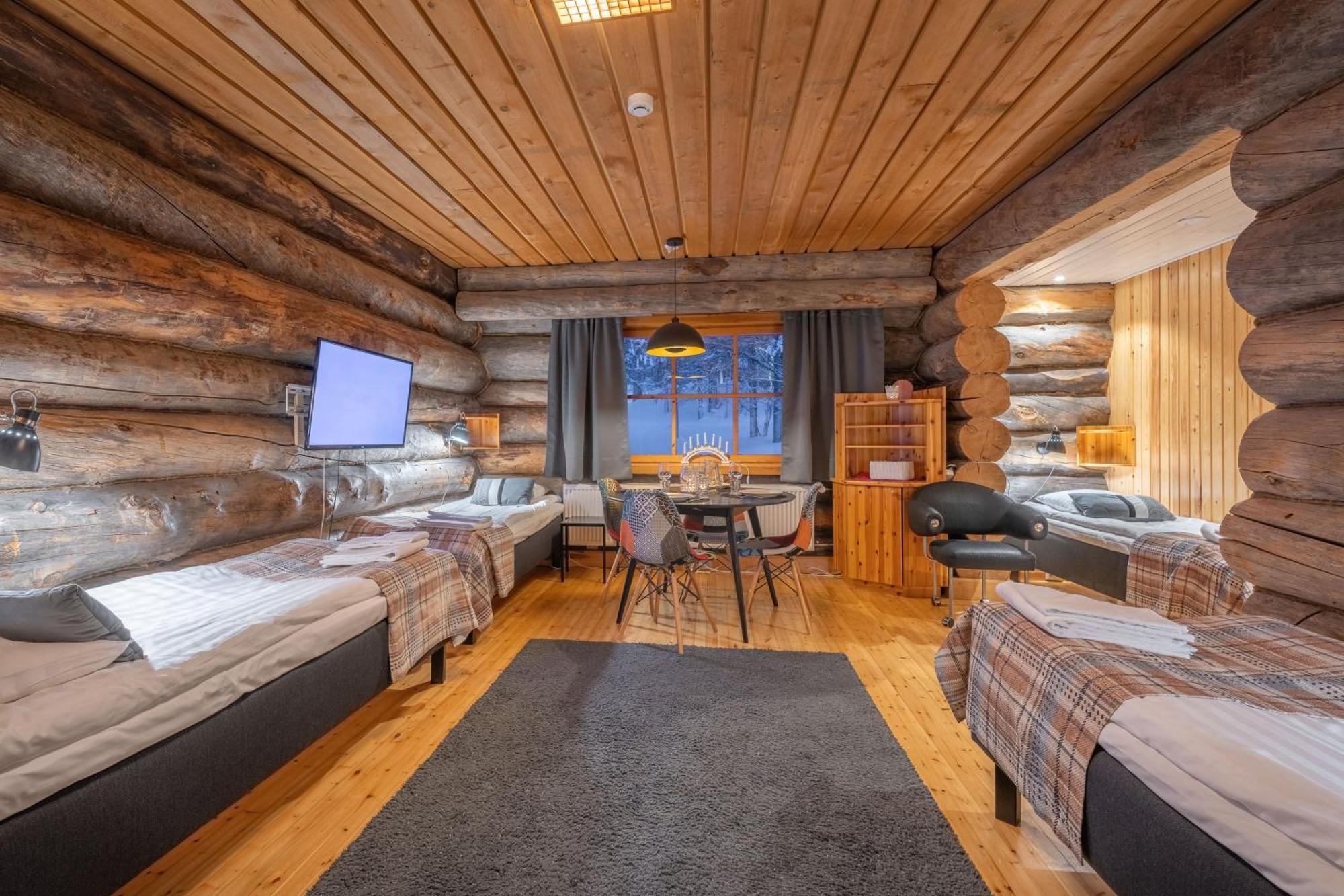 Kuukkeli Log Houses Aurora Resort Saariselka Pokoj fotografie