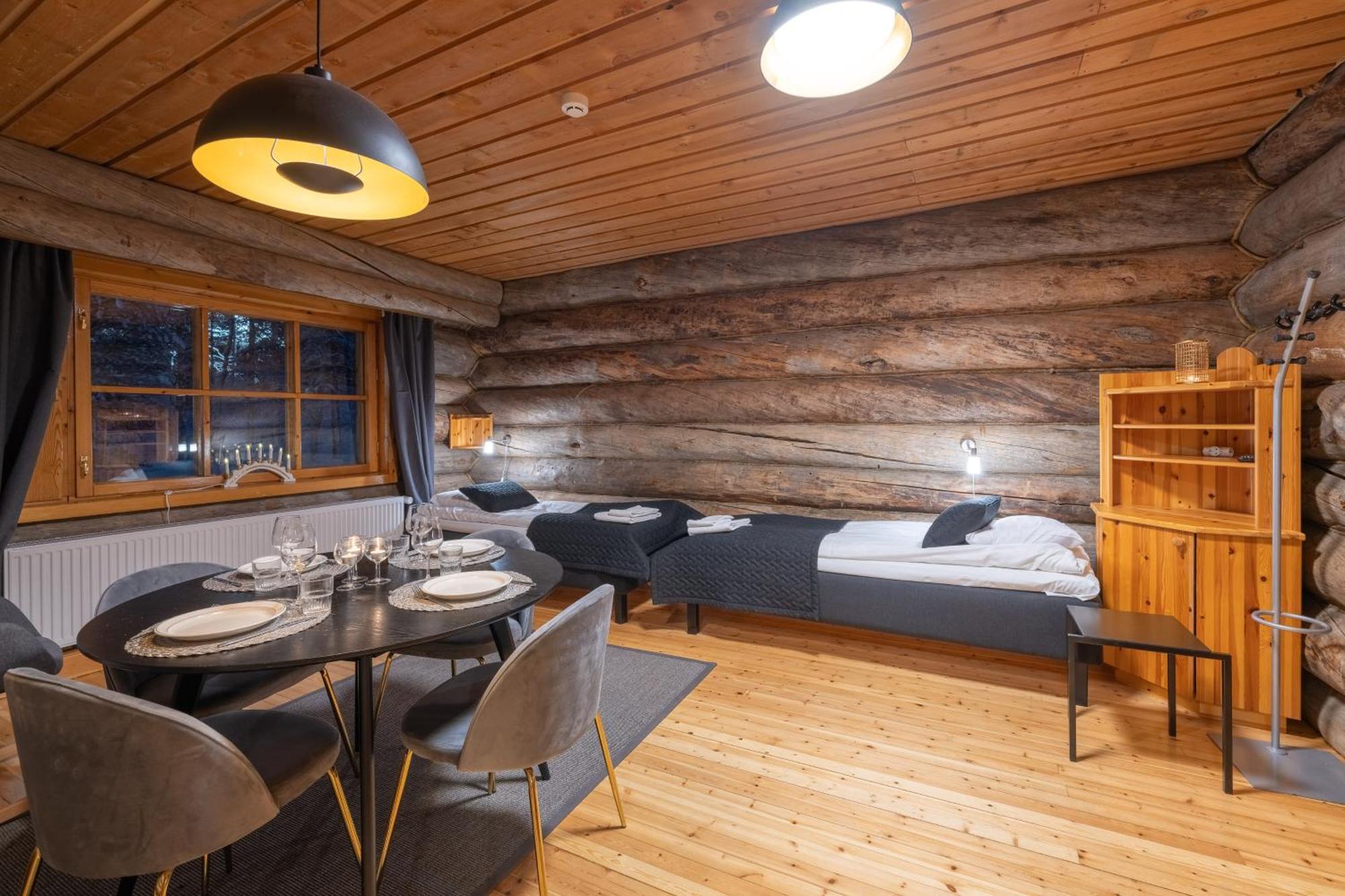 Kuukkeli Log Houses Aurora Resort Saariselka Pokoj fotografie